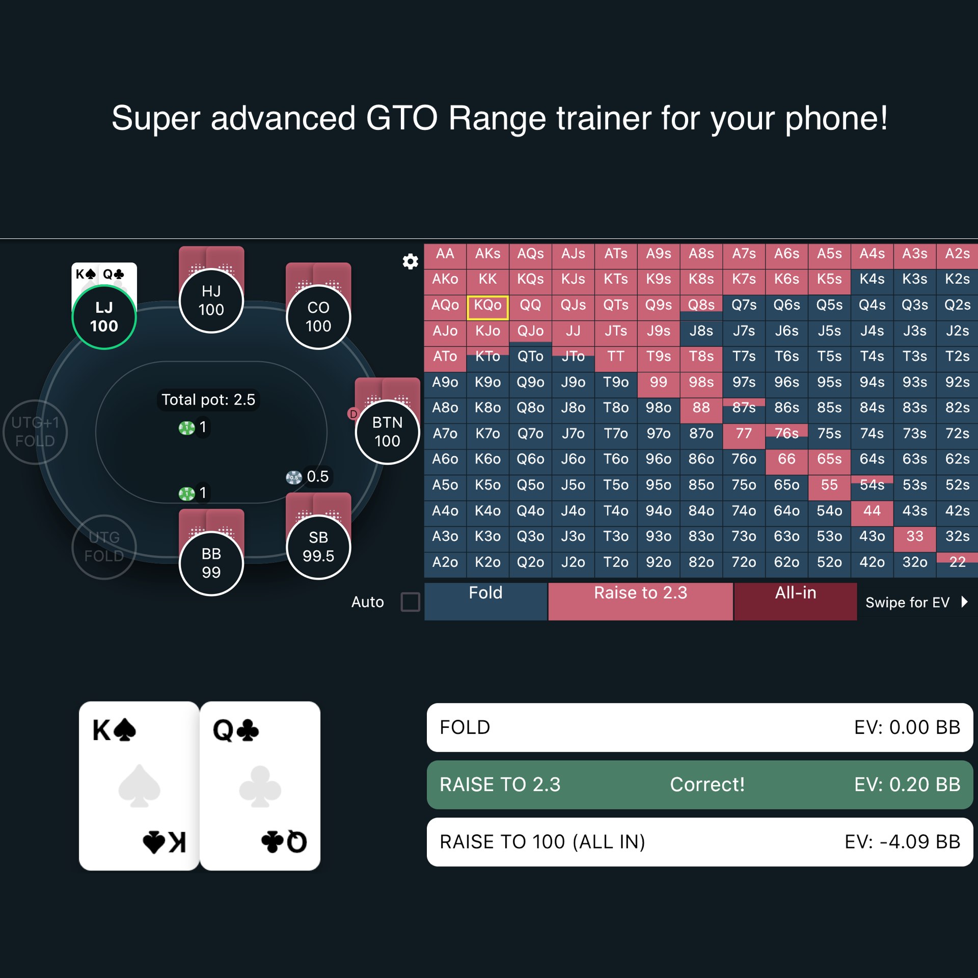 GTO Preflop Screenshot 1